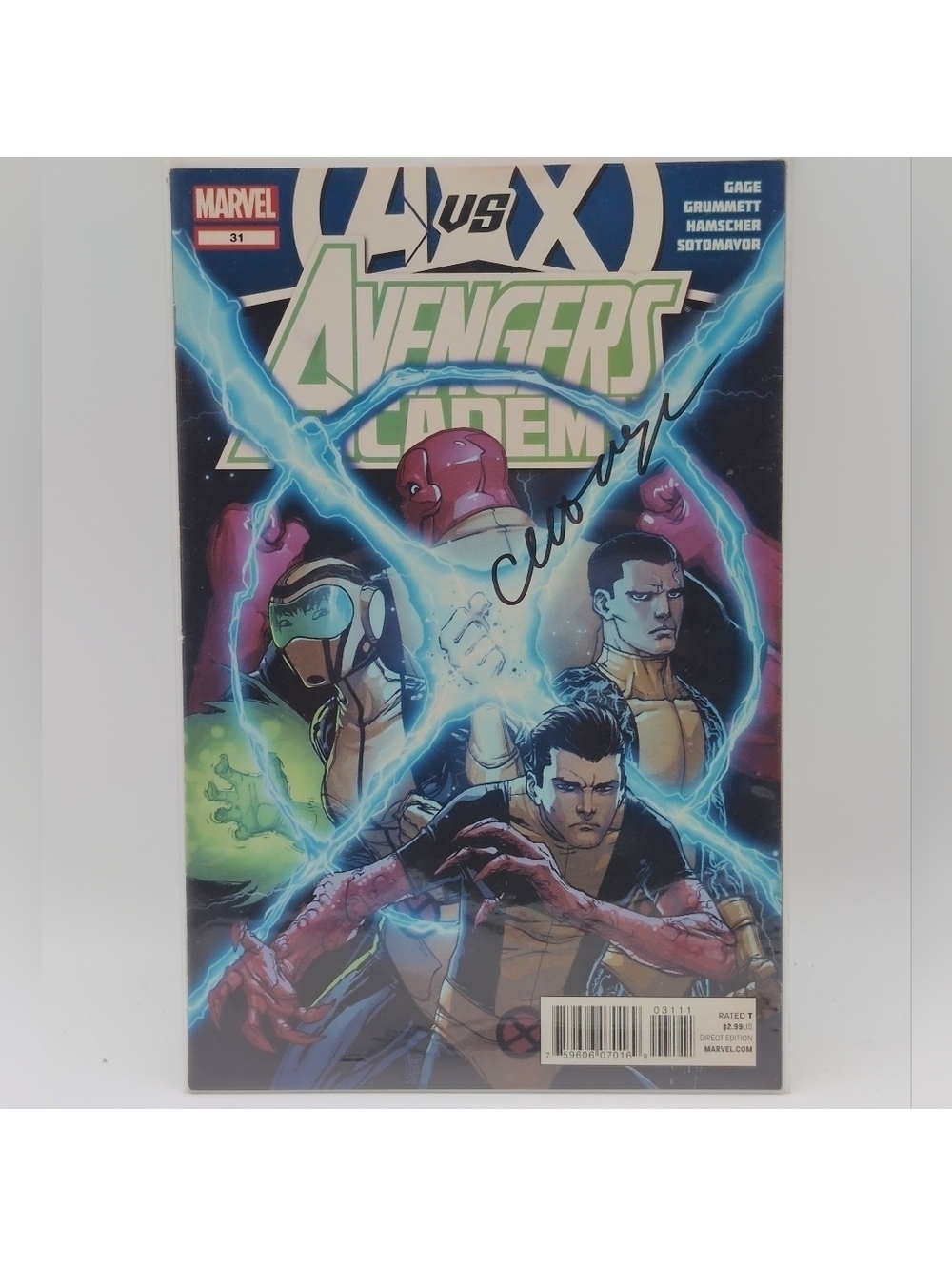 Marvel Avengers Academy Comic Book #31 Autographed
